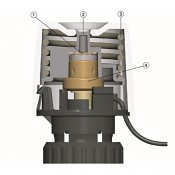 Elektrotermický pohon EMOtec 230 V / NO pro rozdělovače podlahového vytápění