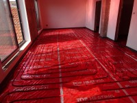 Podlahové topení svépomocí - instalace zákazník Kolín