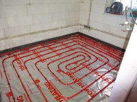 Podlahové topení svépomocí - instalace zákazník Domažlice