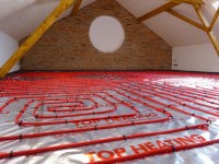 Podlahové topení svépomocí - instalace zákazník Vysoké Mýto