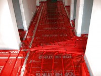 Podlahové topení svépomocí - instalace zákazník Rozvadov