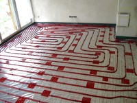 Podlahové topení svépomocí - instalace zákazník Nová Bystřice