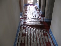 Podlahové topení svépomocí - instalace zákazník Zlín
