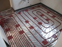 Podlahové topení svépomocí - instalace zákazník Hodonín