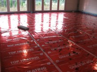 Podlahové topení svépomocí - instalace zákazník Litoměřice