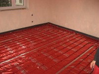 Podlahové topení svépomocí - instalace zákazník Teplice