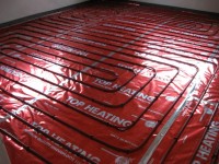 Podlahové topení svépomocí - instalace zákazník Uherské Hradiště