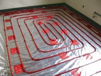 Podlahové topení svépomocí - instalace zákazník Kuřim