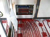 Podlahové topení svépomocí - instalace zákazník Fryšták