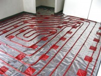 Podlahové topení svépomocí - instalace zákazník Kouřim