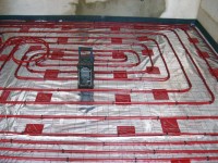 Podlahové topení svépomocí - instalace zákazník Loket
