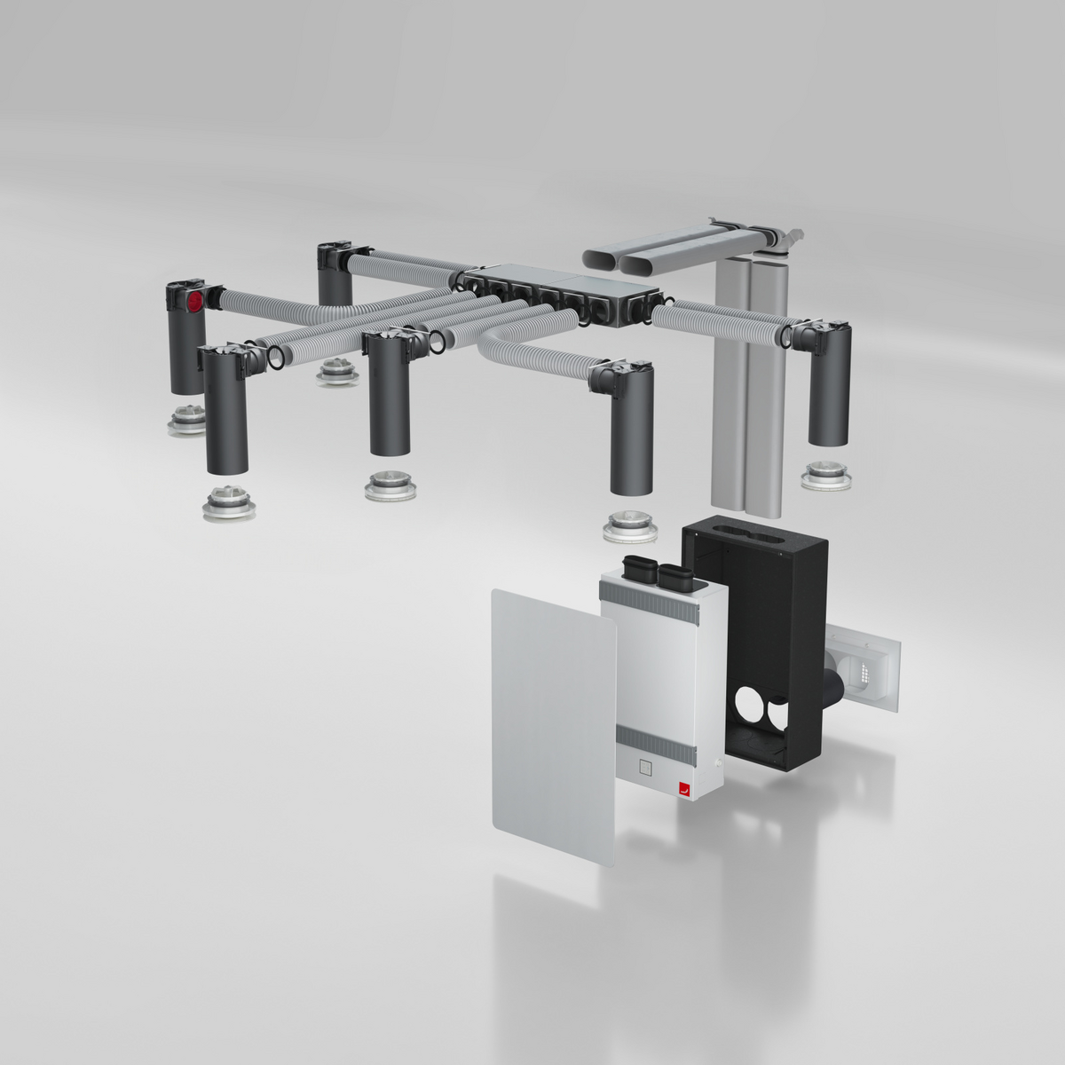 Zehnder ComfoAir Fit 100 – techniske složeni