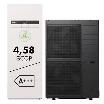 Tepelné čerpadlo PANASONIC AQUAREA High Performance All in One 12kW + nádrž 260l