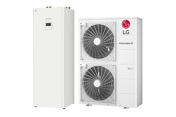 Set tepelné čerpadlo LG Therma V SPLIT HU123MRB.U30 12kW / 3F + Airmodule IVT 12-16 model HN1616Y.NB1