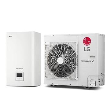 Set tepelné čerpadlo LG Therma V SPLIT HU051MR. U44 5kW + BOX LGEHN091MR.NK5 1