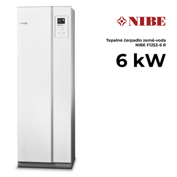 Tepelné čerpadlo země voda NIBE F1253-6 R