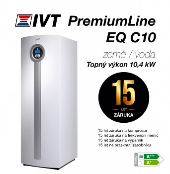 Tepelné čerpadlo IVT země-voda PremiumLine EQ C8 kW + Záruka 15 let za 1Kč