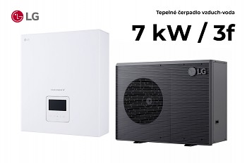 Tepelné čerpadlo LG THERMA V R290 Monoblok 7kW 3f + Řídící jednotka LG Control Box