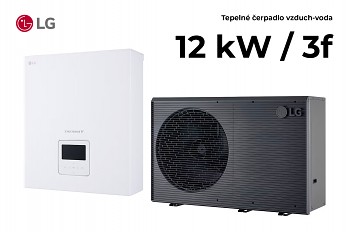 Tepelné čerpadlo LG THERMA V R290 Monoblok 12kW 3f + Řídící jednotka LG Control Box
