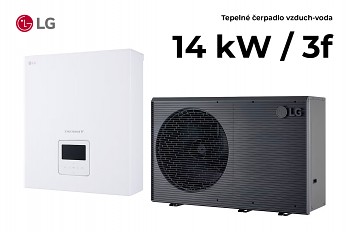 Tepelné čerpadlo LG THERMA V R290 Monoblok 14kW 3f + Řídící jednotka LG Control Box