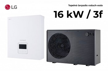 Tepelné čerpadlo LG THERMA V R290 Monoblok 16kW 3f + Řídící jednotka LG Control Box