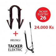 Příchytka TACKER ELEKTRIC 26 pro podlahové topení 24000 ks + přístroj TACKER