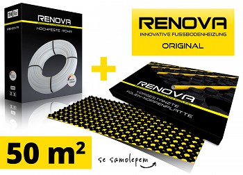 SET 50m2 RENOVA ORIGINAL podlahové topení se samolepem