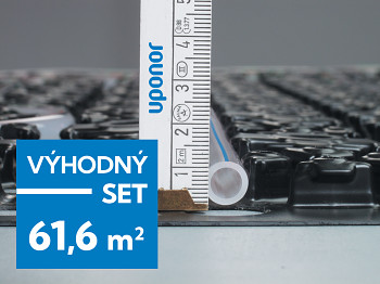 Podlahové topení UPONOR Minitec - Výhodný set 61,6 m2