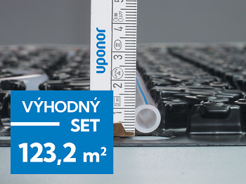 Podlahové topení UPONOR Minitec - Výhodný set 123,2 m2