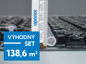 Podlahové topení UPONOR Minitec - Výhodný set 138,6 m2